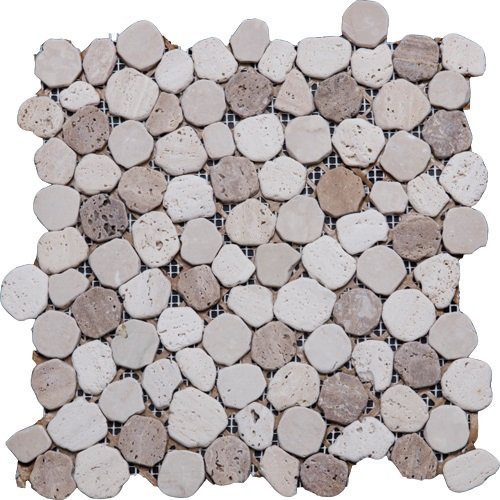 MOSAICO ENMALLADO EMPEDRADO RIO 30X30 NATURE YOSEMITE - COQ